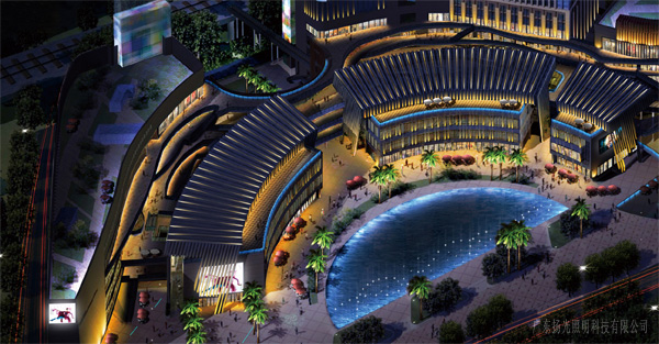 舒鉑廣場(chǎng)景觀(guān)照明設(shè)計(jì)效果圖