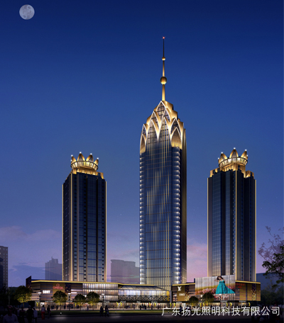 時(shí)代盛華廣場整體燈光效果圖